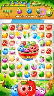安卓手机游戏【合成】开心水果消消乐_免广...