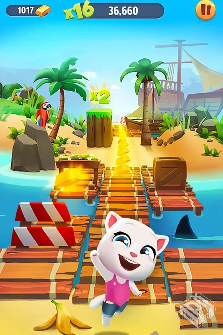 【跑酷】汤姆猫跑酷v7.5.0_无限资源_万圣节...