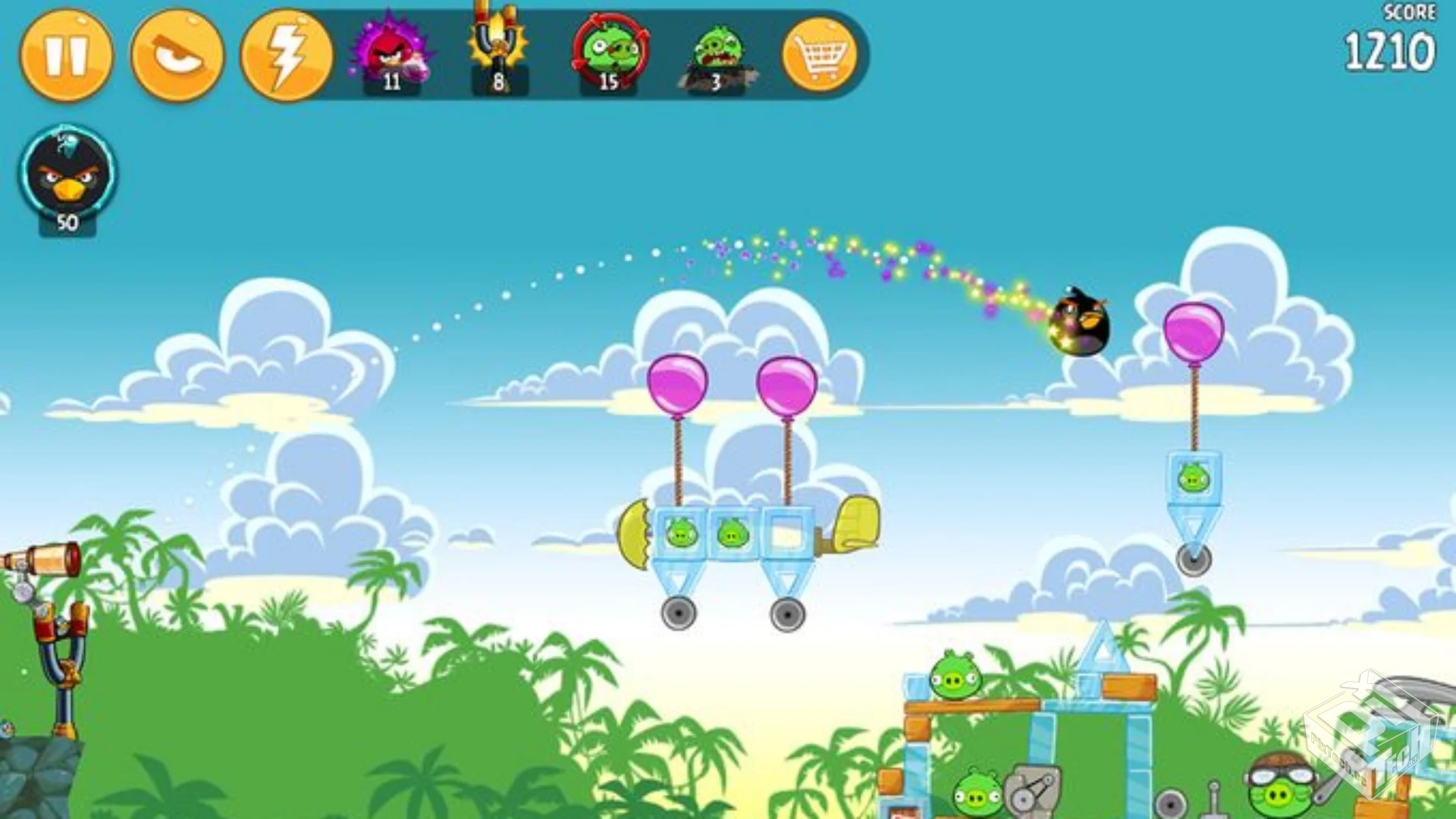 愤怒的小鸟-v8.0.1 (破解内购版-无限金币钻...