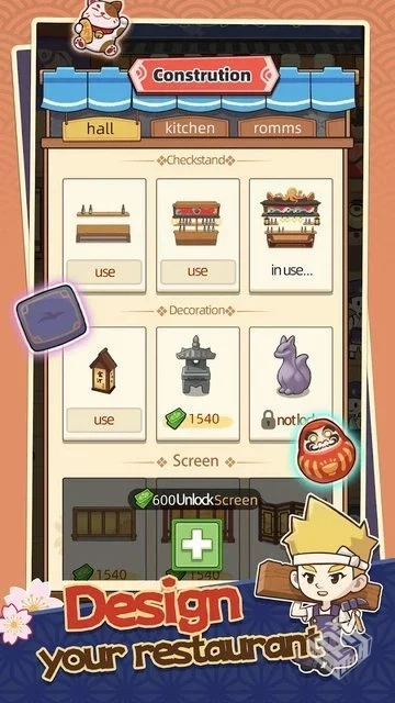 安卓手机游戏【经营】梦想寿司店v4.9.0_内...