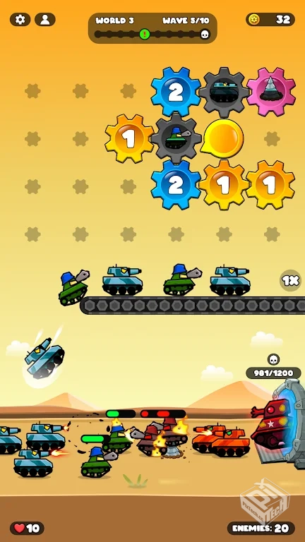 安卓手机游戏【塔防】齿轮战争v1.0.1_免广...
