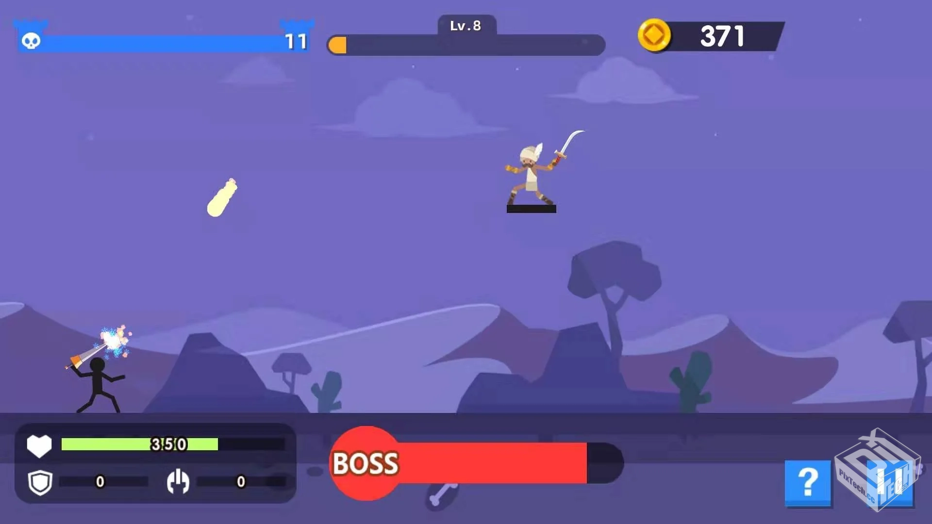 【闯关】火柴人神射手_免广告_无限内购...