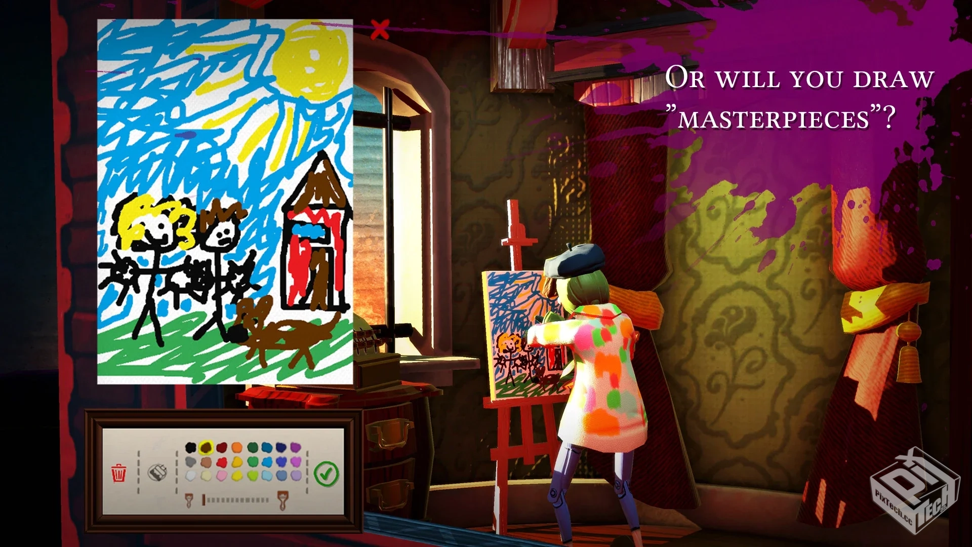 饥饿派画家（中文版，免付费，解锁完整版）...