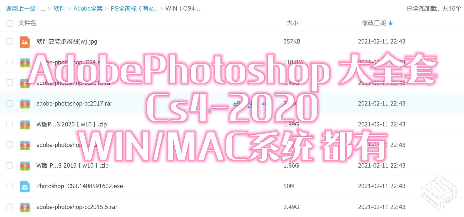 AdobePhotoshop大全套Cs4-2020
