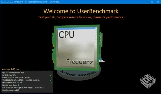 UserBenchmark【系统测试跑分软件】 v4.9.2...