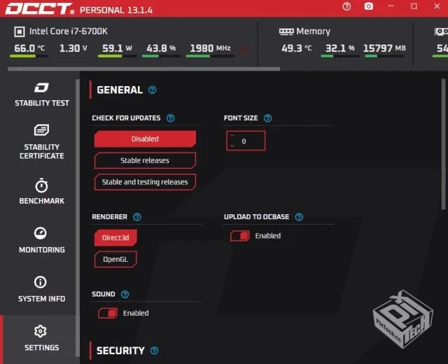 OCCT电脑硬件测试【烤鸡测试软件】 v14.2.2...
