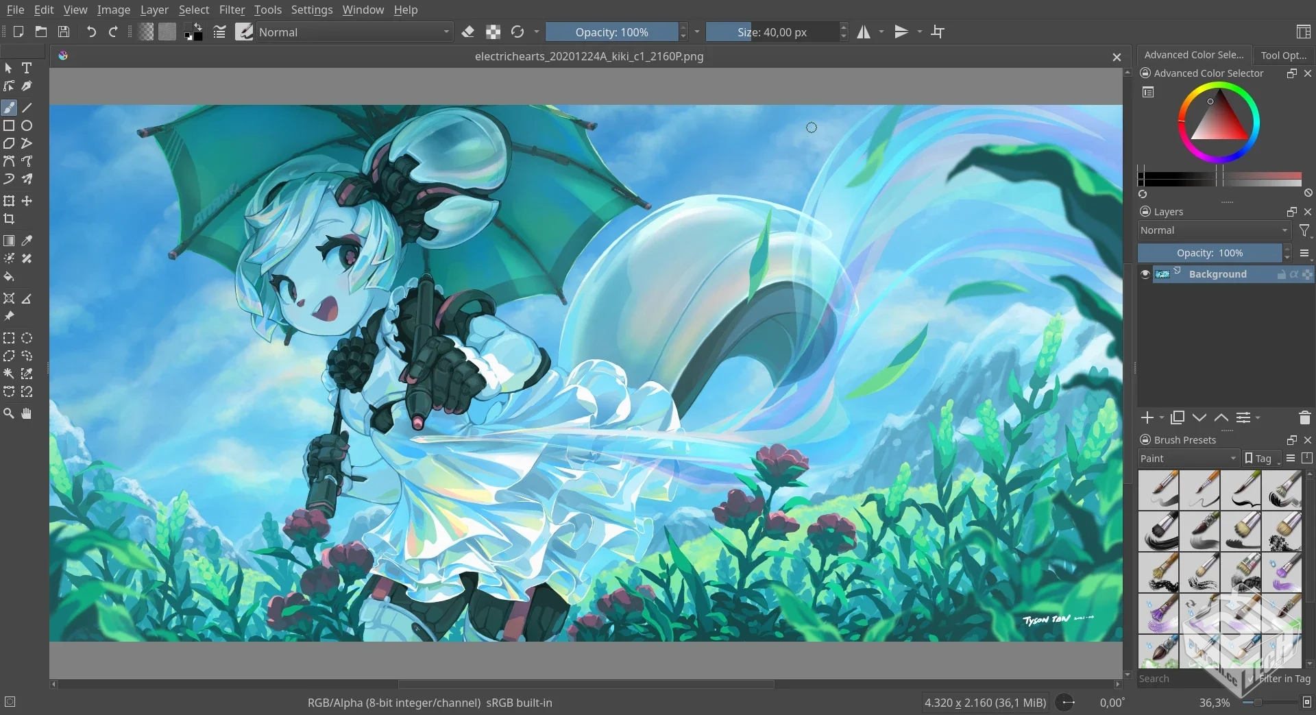 Krita【开源绘画工具】 v5.2.11 绿色版...